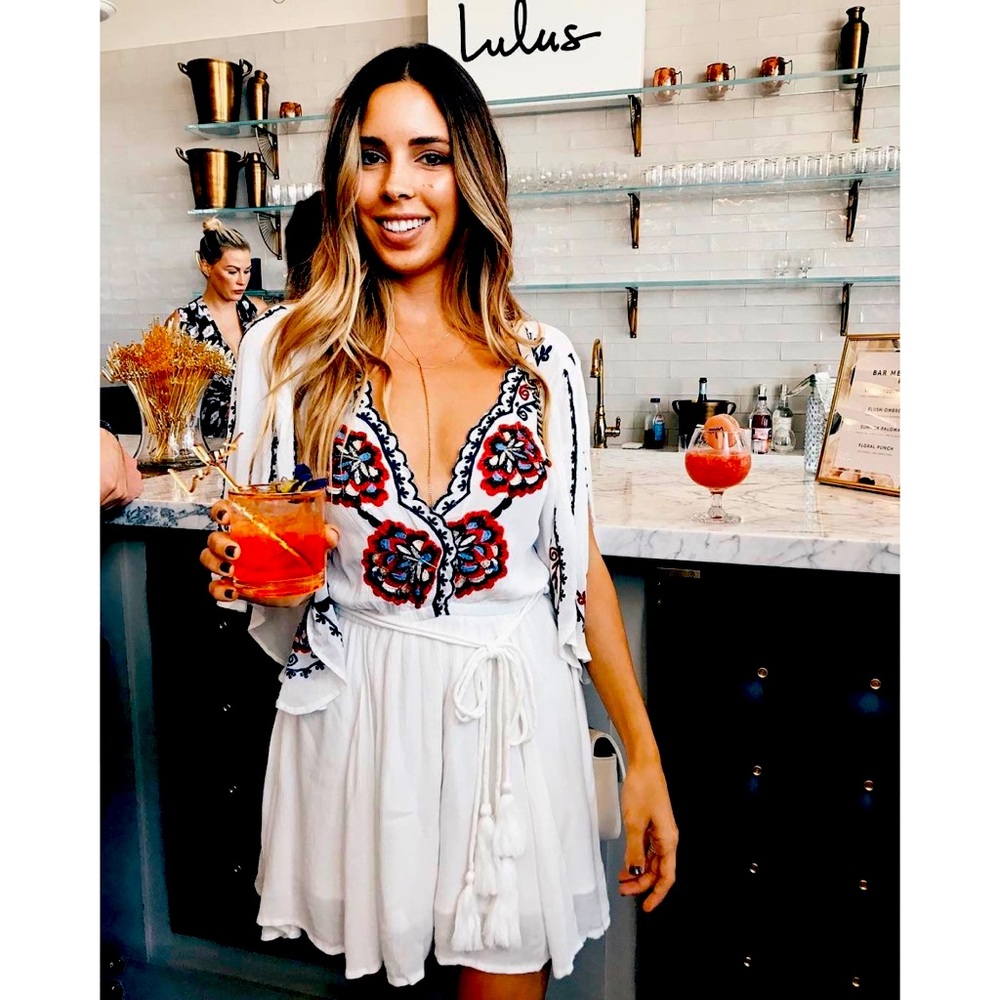 Free People Cora Embroidered Dress